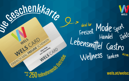 Wels Card startet mit neuem Design ins Weihnachtsgeschäft