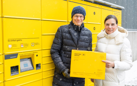 Kooperation in Gelb: Neue Poststation bei der Ottakringer Brauerei