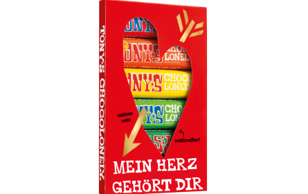 Tony’s Chocolonely bringt Valentins-Sixpack auf den Markt