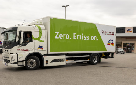 dm stellt innerstädtische Logistik in Wien auf E-Lkw um