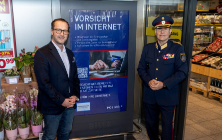 Billa informiert in Märkten über Sicherheitsthemen