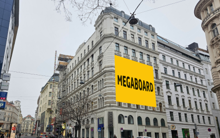 Megaboard hat neue Werbefläche in Wien