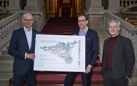 Burgtheater erhält Sonderbriefmarke von der Österreichischen Post