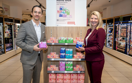 „Rote Box“ wird erweitert: Mehr Auswahl bei Periodenprodukten