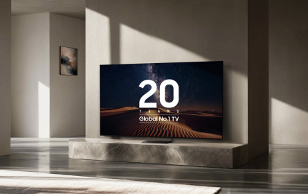 Samsung seit 20 Jahren weltweite Nummer eins bei Fernsehern
