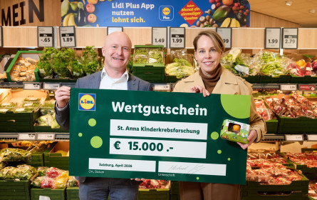 Osteraktion von Lidl bringt 15.000 Euro für Kinderkrebsforschung