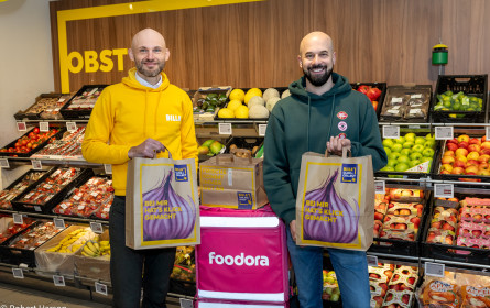 Billa und Foodora liefern in Wien gemeinsam direkt nach Hause