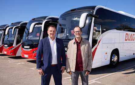 Neue batterieelektrische Reisebusse bei Blaguss.