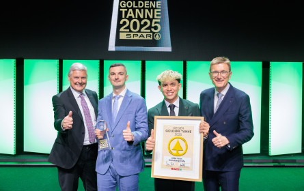 Goldene Tanne für Spar-Markt in Wien-Hüttelbergstraße