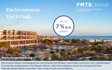 Ein Investment. Viel Urlaub.