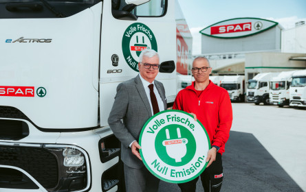 Spar investiert in klimafreundliche Lieferlogistik