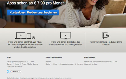 Netflix schon bei knapp 58 Mio. Kunden