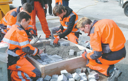 Erfolgreiches Bau-Lehrlings-Casting