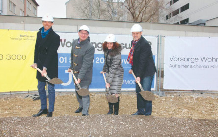 Spatenstichfeier in Leopold-Ferstl-Gasse