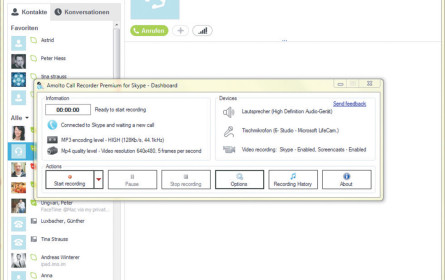 Ein Anrufbeantworter für Audio- & Videotelefonate