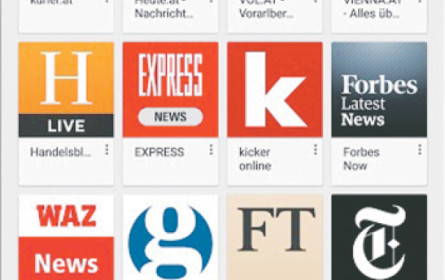 „Kurier” & Co. im Google-Kiosk