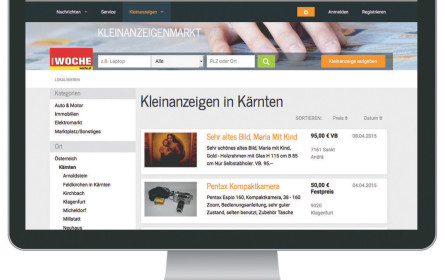 Kleinanzeigen der RMA digital verfügbar