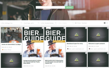 Suchen & finden: medianet-Blackboard