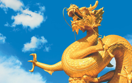 Der chinesische Drache ist derzeit flügellahm