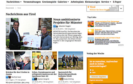 Online-Portal im neuen Design