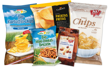 Die Chips-Handelsmarken knabbern sich hoch