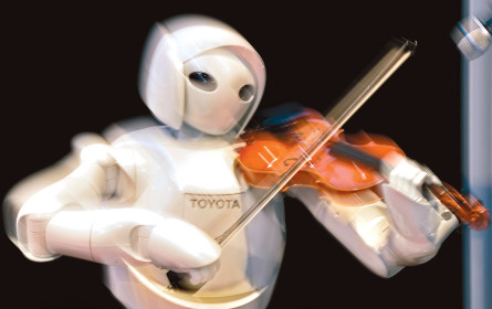 Blick nach vorn in rot-weiß-rot