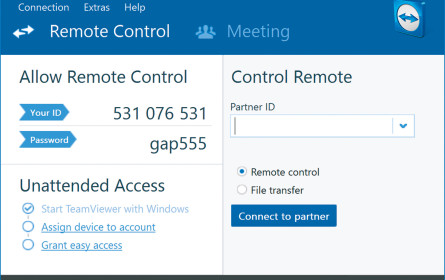 Fernbedienung für den Computer