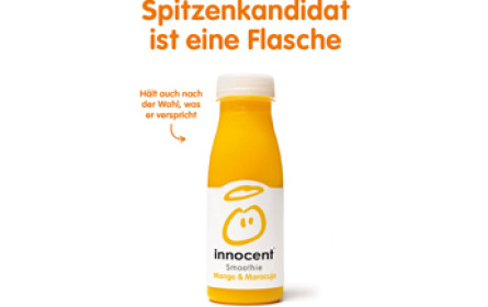Innocent schickt vier Flaschen in den Wahlkampf