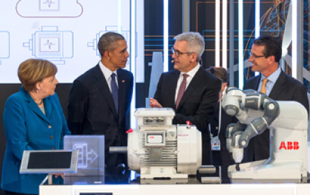 Obama und Merkel auf der Hannover Messe