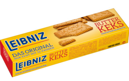 Ein Butterkeks wird 125