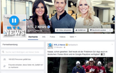 RTL II News: Facebook Live während der Sendung