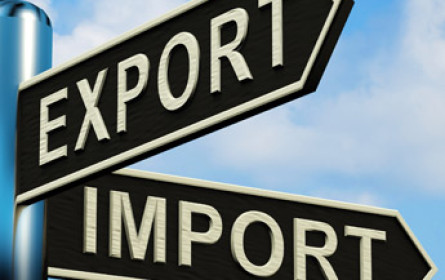 Exporte und Importe sind leicht gestiegen