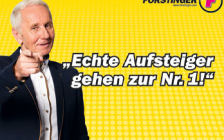 Forstinger macht Stimmung mit Eberhartinger