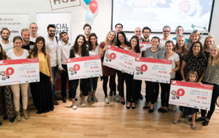 Fünf Ideen wurden beim Social Impact Award ausgezeichnet