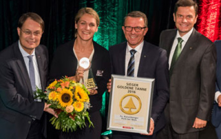 Verleihung der „Goldenen Tanne 2016“