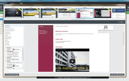 Ein Baukasten für Web-Präsenzen