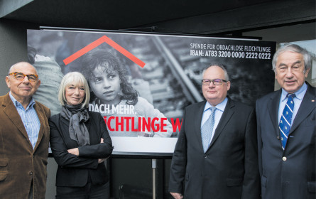 Kampagne: neue Dächer für obdachlose Flüchtlinge 