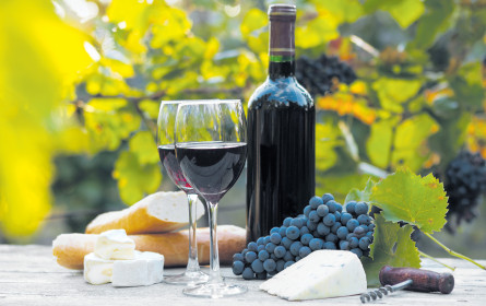 Internationaler Wein ist beliebt
