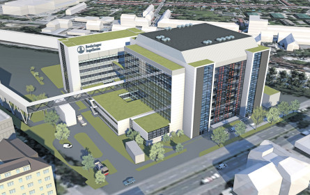 Boehringer-Bau vor dem Start
