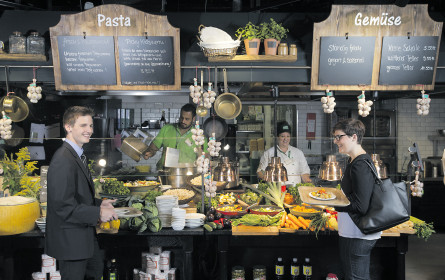 Delivery an der Tanke