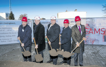 Der Spatenstich für ParkFlats 23