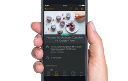 Die Miele-App wird kulinarisch