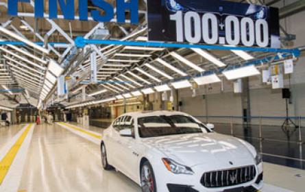 Produktionsjubiläum bei Maserati