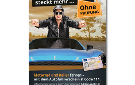 ghost.company und ARGE 2Rad bewerben den Code 111 für den B-Schein