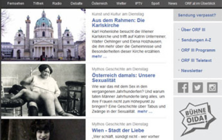 ORF III Kultur und Information präsentiert die Programmhöhepunkte des Jahres