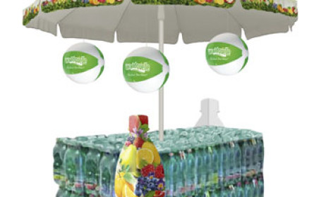 Erfrischungsinsel im LEH