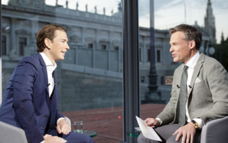 Mehr als eine Million Zuseher bei "Sommergespräch" mit Kurz