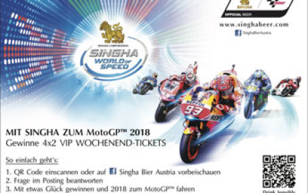 Mit Singha Bier zum Moto GP in Spielberg