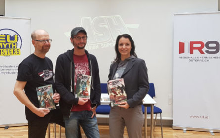 R9 unterstützt den Karikatur-Wettbewerb „EU-Mythbusters”