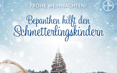 Bepanthen unterstützt Schmetterlingskinder